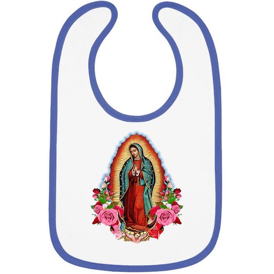 Our Lady Of Guadalupe Saint Virgin Mary Baby Bib