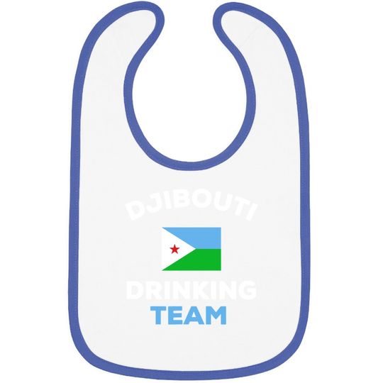 Djibouti Drinking Team Baby Bib Beer Country Flag Baby Bib