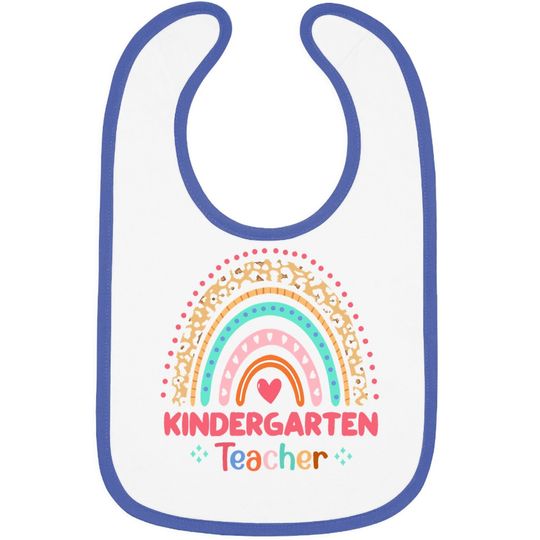 Kindergarten Rainbow Teacher Team Kindergarten Squad Baby Bib