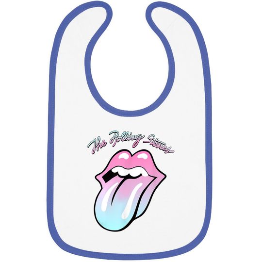  Rolling Stones Gradient Tongue Baby Bib
