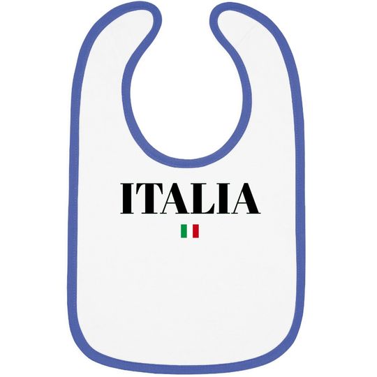 Italia Flag Baby Bib