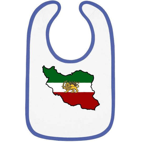 Iran Flag With Lion Baby Bib