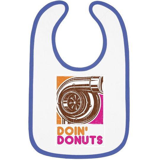 Doin' Donuts - Car Enthusiast Baby Bib