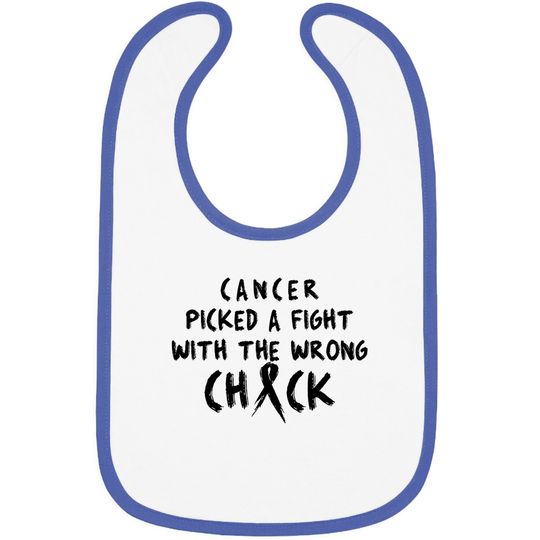 Kropsis Cancer Picked A Fight With The Wrong Chick - Breast Cancer Awareness Baby Bib