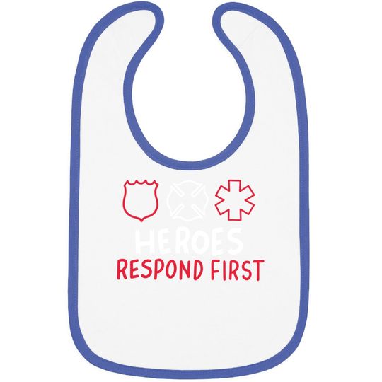 Emergency Medical Responders Hero Appreciation Emergency Baby Bib