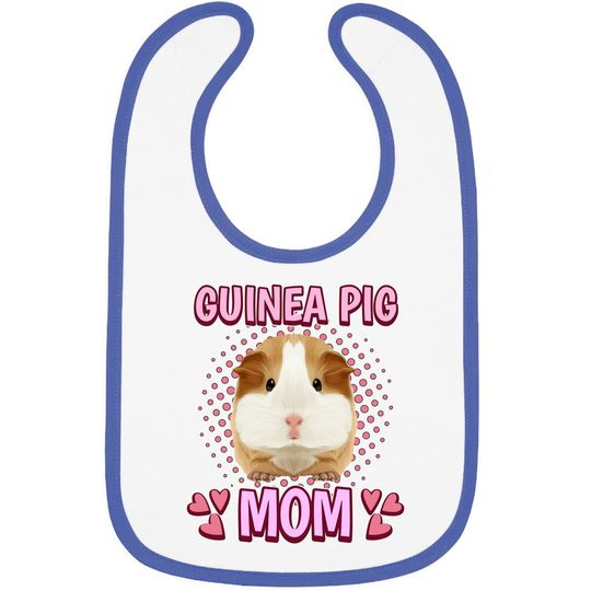 Pig Mom Mommy Mother's Day Guinea Pig Baby Bib