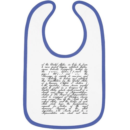 U.s. Constitution Day We The People Baby Bib