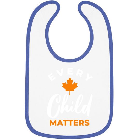 Orange Baby Bib Day Canada Marple Leaf Every Child Matters Baby Bib