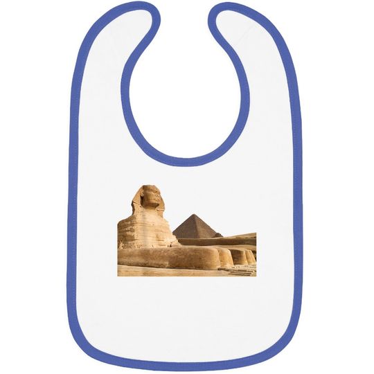 Great Sphinx Of Giza And The Egyptian Pramids Baby Bib