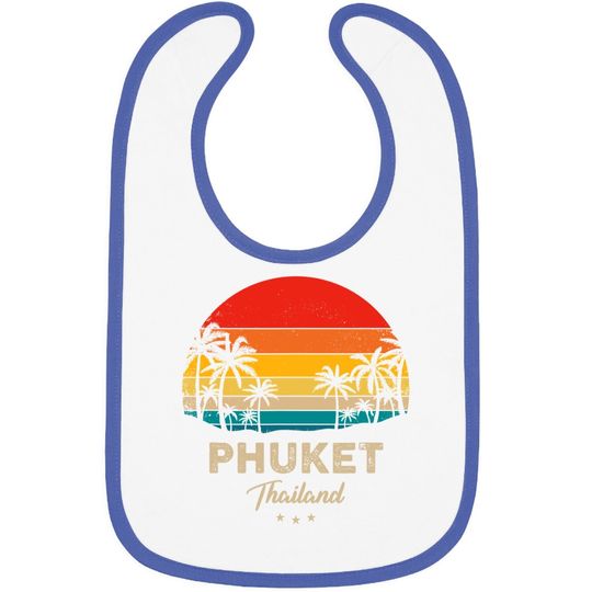 Vintage Phuket Beach Baby Bib