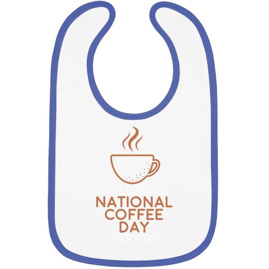 National Coffee Day Espresso Barista Caffeine Keto Diet Baby Bib