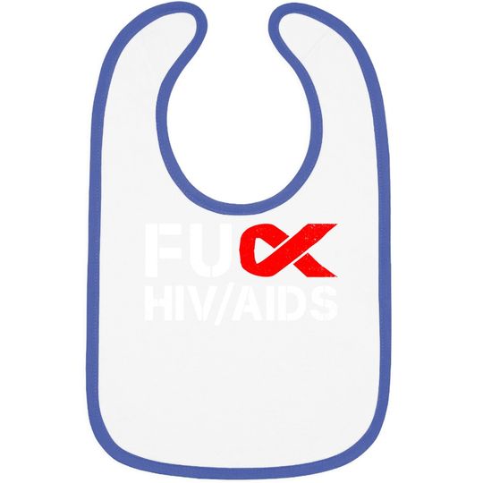 Hiv Aids Awareness Red Ribbon World Aids Day Fighter Baby Bib