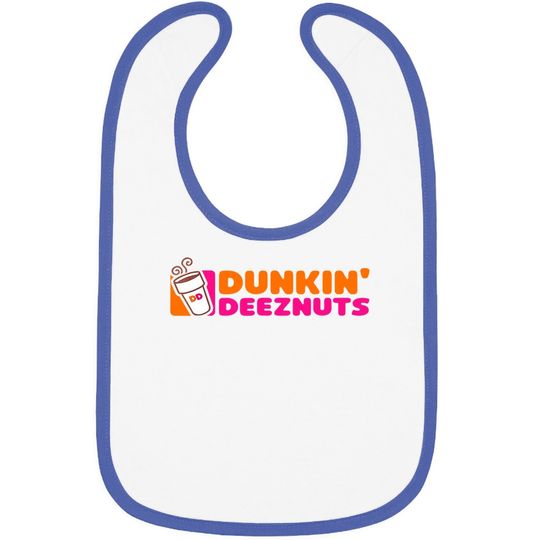 Dunkin Deez Nuts Baby Bib