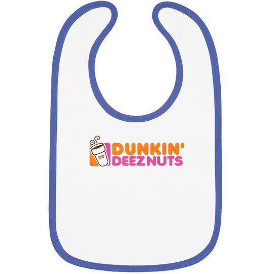 Dunkin Deez Nuts Baby Bib