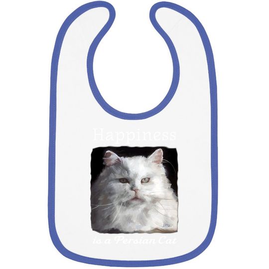 Happiness Is A Persian Cat Baby Bib