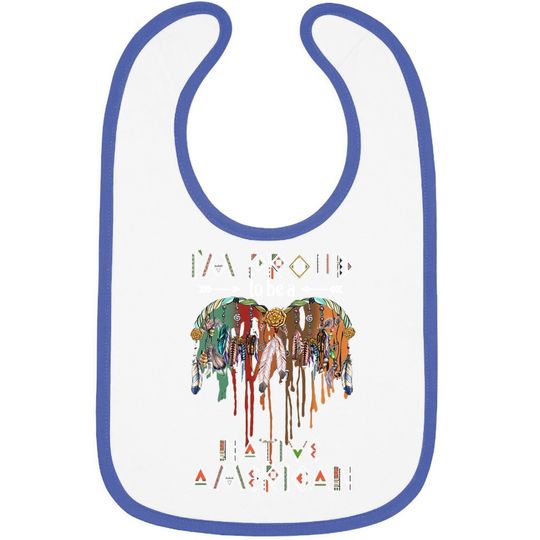 I'm Proud To Be A Native American Classic Baby Bib