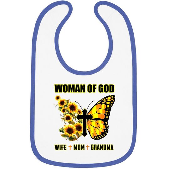 Woman Of God Wife Mom Grandma Classic Baby Bib