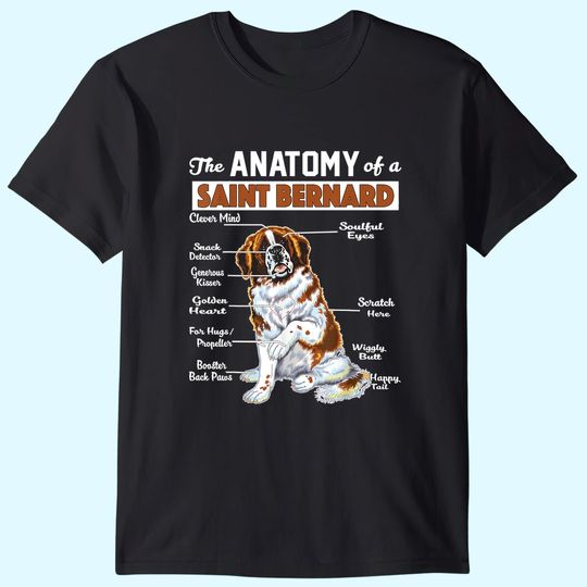 The Anatomy Of A Saint Bernard T-Shirt