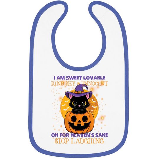 I Am Sweet Lovable Kind Shy And Innocent Classic Baby Bib