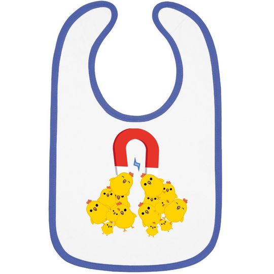 Chicks With Magnet Funny Chick Magnet Baby Bib