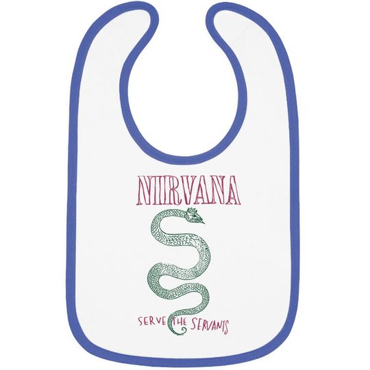 Nirvana Serve The Servants Serpent Baby Bib