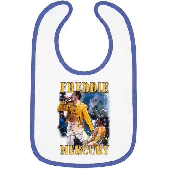 Freddie Mercury Baby Bib