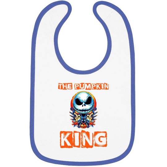 Jack Skellington The Pumpkin King Halloween Baby Bib