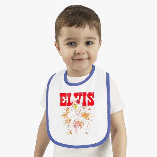 Elvis Presley  Retro Baby Bib