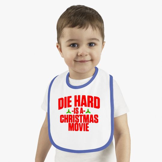 Die Hard Christmas Baby Bib