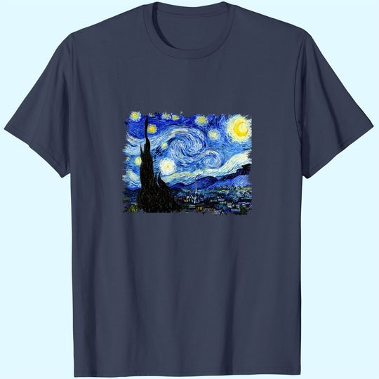 The Starry Night Vincent Van Gogh T-Shirt