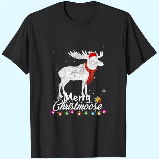Merry Christmoose: Funny Christmas Moose Pajama T-Shirt