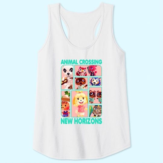 Animal Crossing New Horizons Group Tank Tops