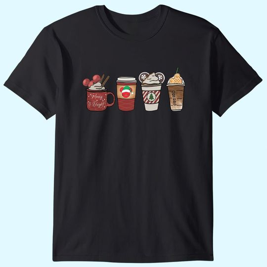Cozy Disney Christmas Coffee T-Shirts
