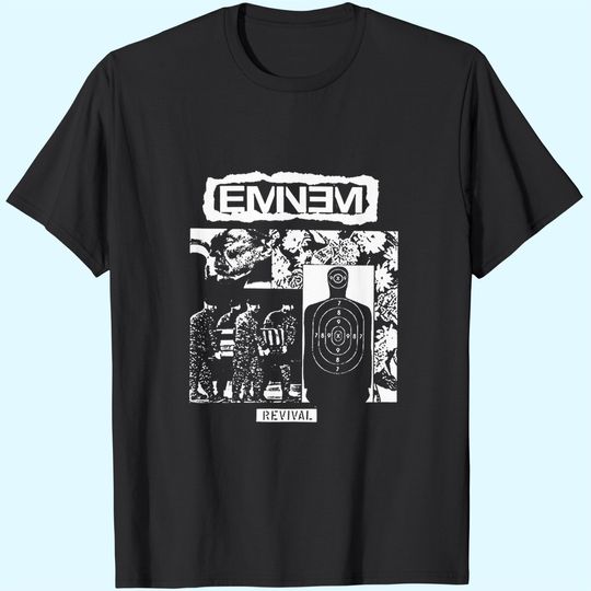 Eminem Black & White Collage T-Shirt