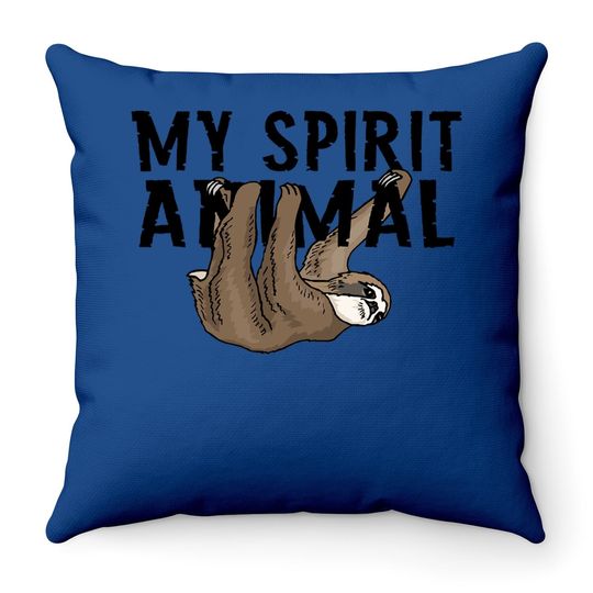 Sloth My Spirit Animal Youth Throw Pillow