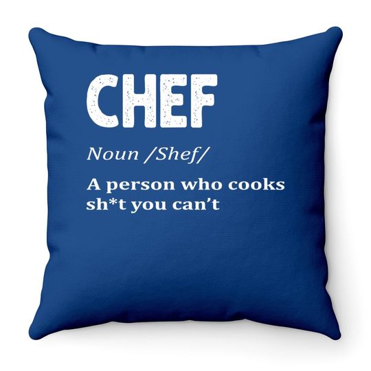 Chef Throw Pillow Definition