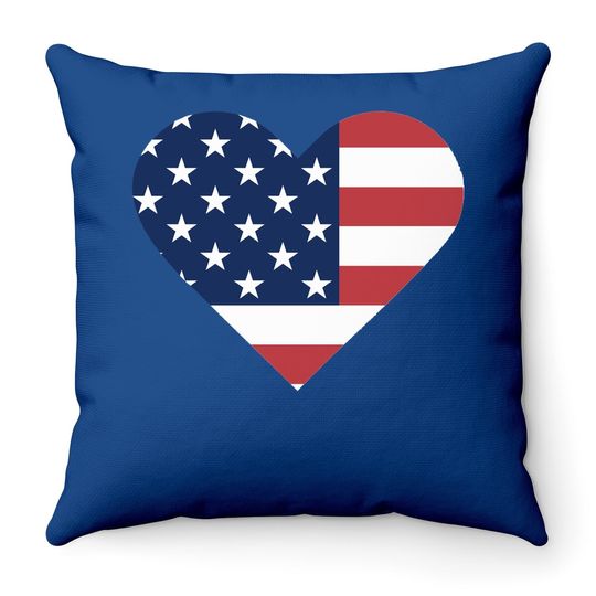 American Flag Throw Pillow 4th Of July Patriotic Throw Pillow Independence Day Stars Stripes Print Throw Pillow Tops
