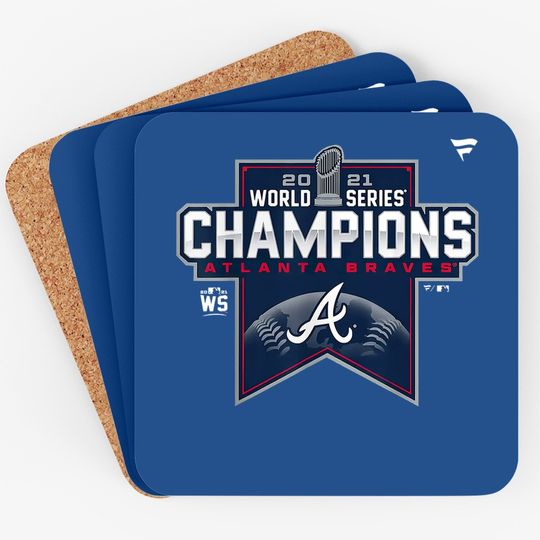 Braves 2021 World Series Champions Coasters