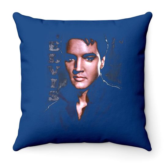 Elvis Presley Tough Adult Throw Pillow