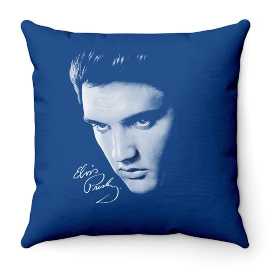 Popfunk Elvis Presley Signature Heartthrob Music Throw Pillow