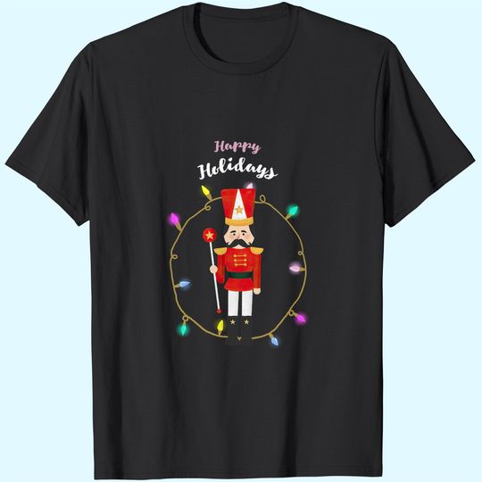 Christmas Nutcracker Solider Happy Holiday Classic T-Shirts