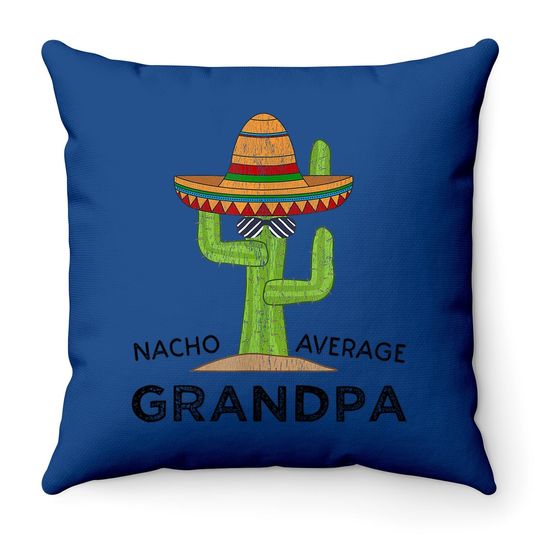 Fun Grandpa Humor Gifts | Funny Saying Father's Day Grandpa Throw Pillow
