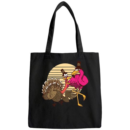 Thanksgiving Flamingo and Turkey Bags
