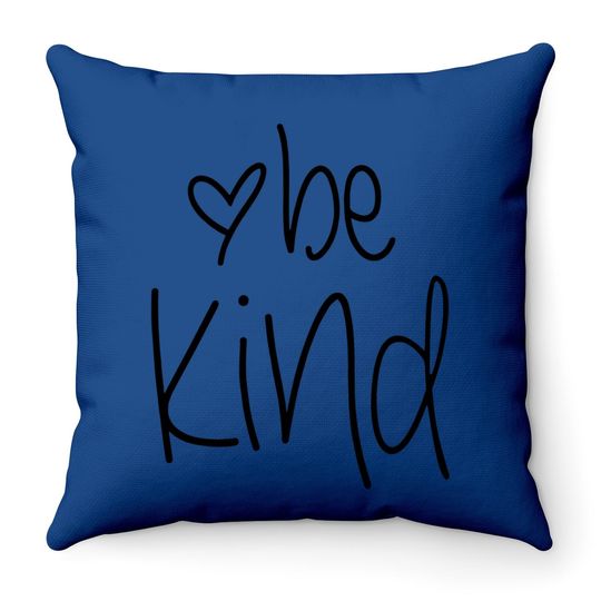 Be Kind Throw Pillow Cute Graphic Blessed Throw Pillow Funny Inspirational Teacher Fall Throw Pillow Tops