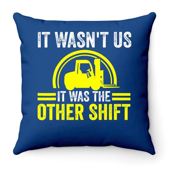 Forklift Driver Forklift Operator Throw Pillow