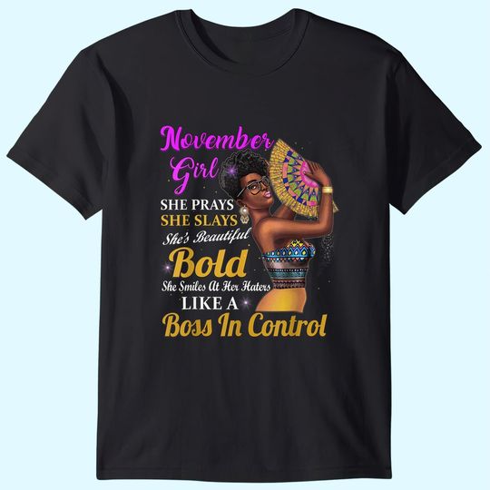 Scorpio November Girl Birthday T-Shirt
