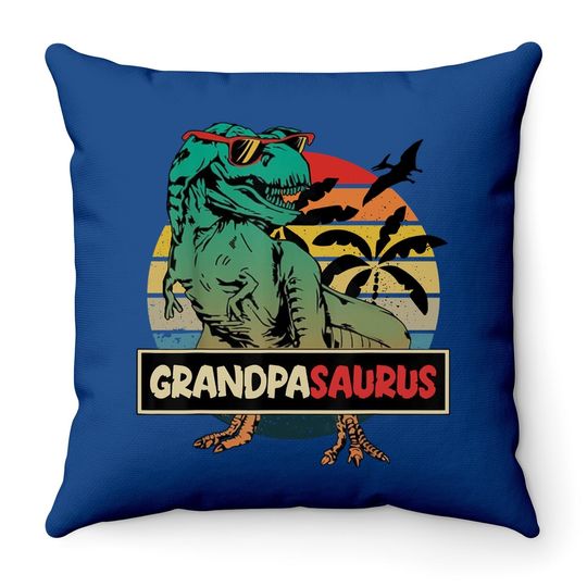 Throw Pillow Grandpasaurus