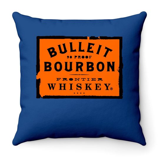 Bulleit Bourbon Frontier Whiskey Throw Pillow Wine
