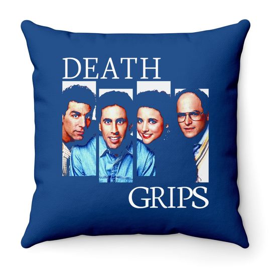Seinfeld Death Grips Throw Pillow