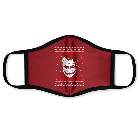 Joker Christmas Face Masks